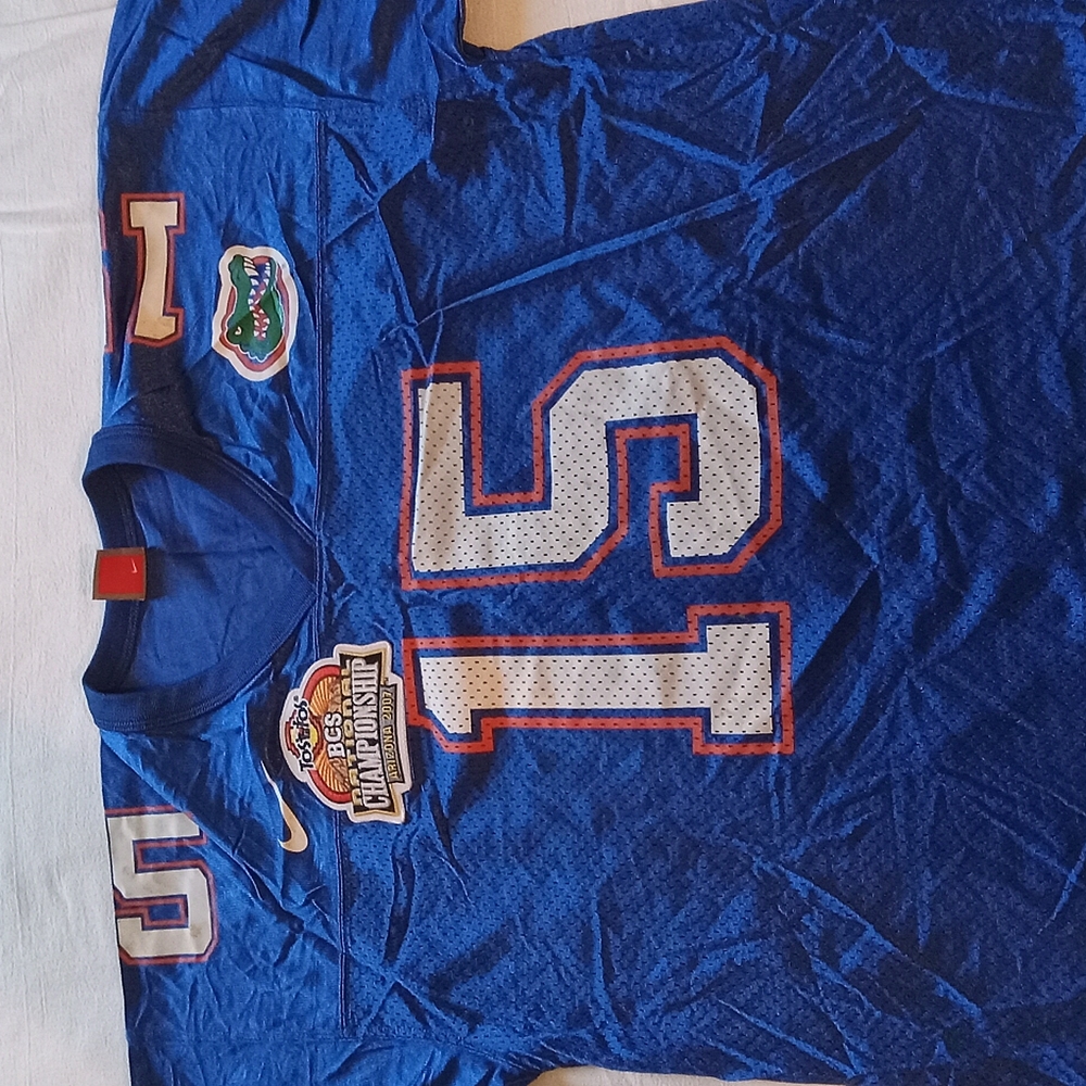 Blue Football Jersey with Number 15
